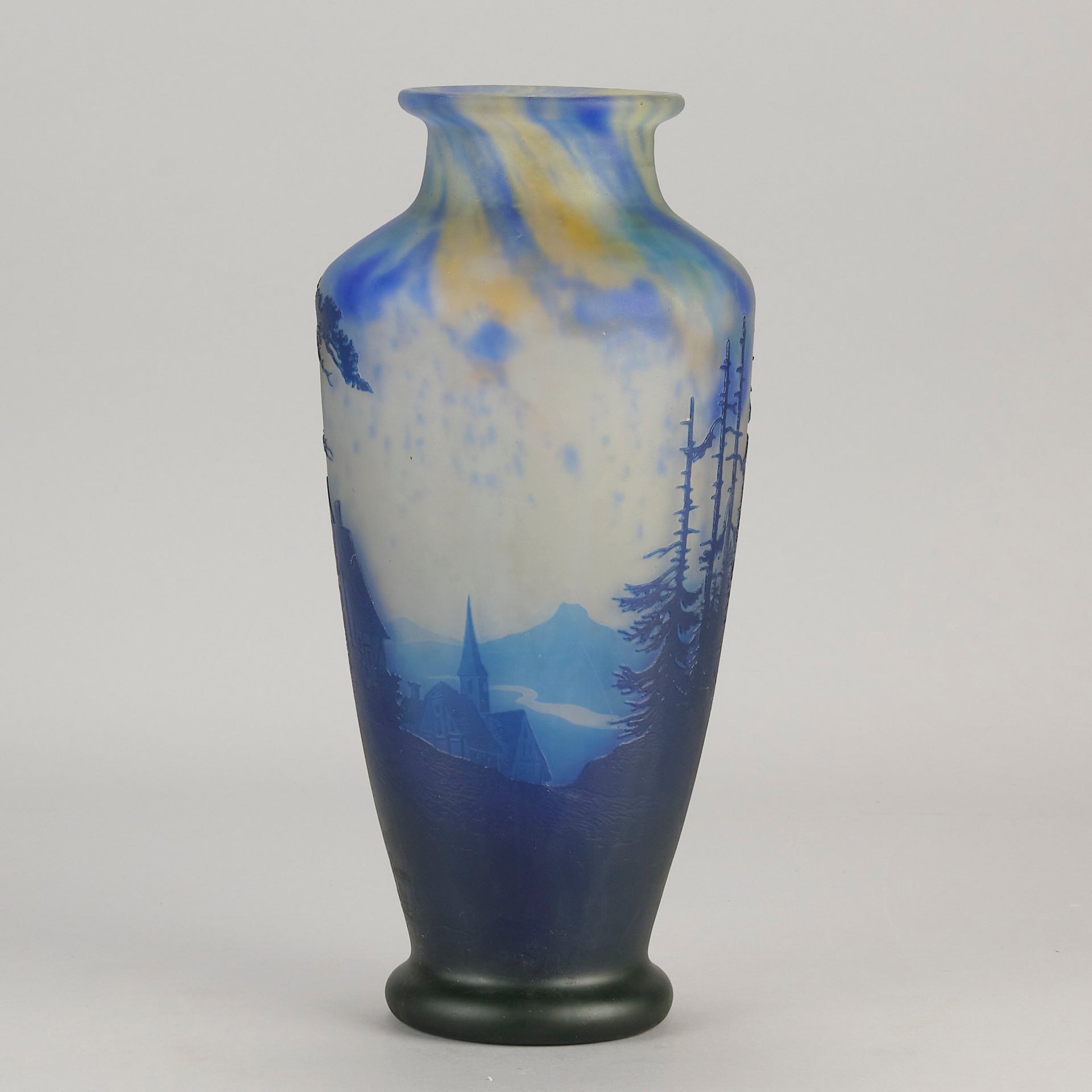 Muller Freres Vase - Cameo Glass - Hickmet Fine Arts 