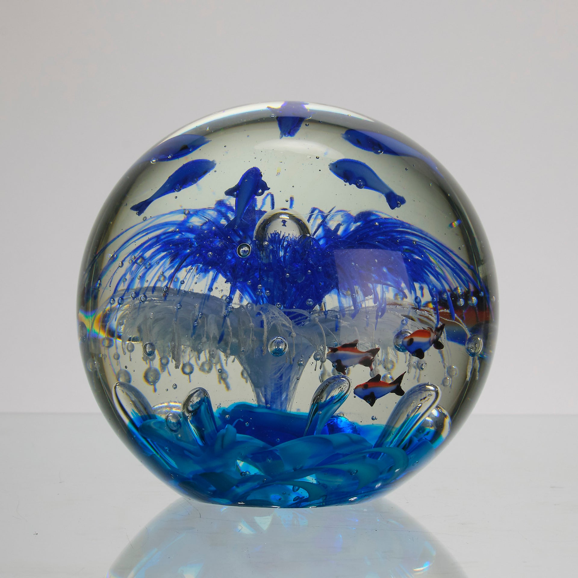 Murano glass aquarium by Barbini