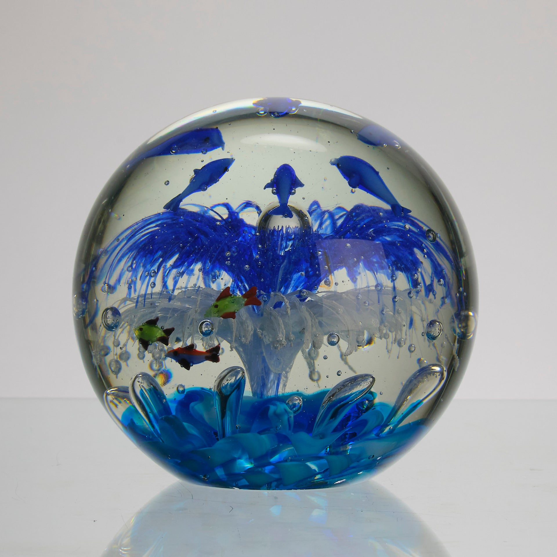Murano glass aquarium by Barbini