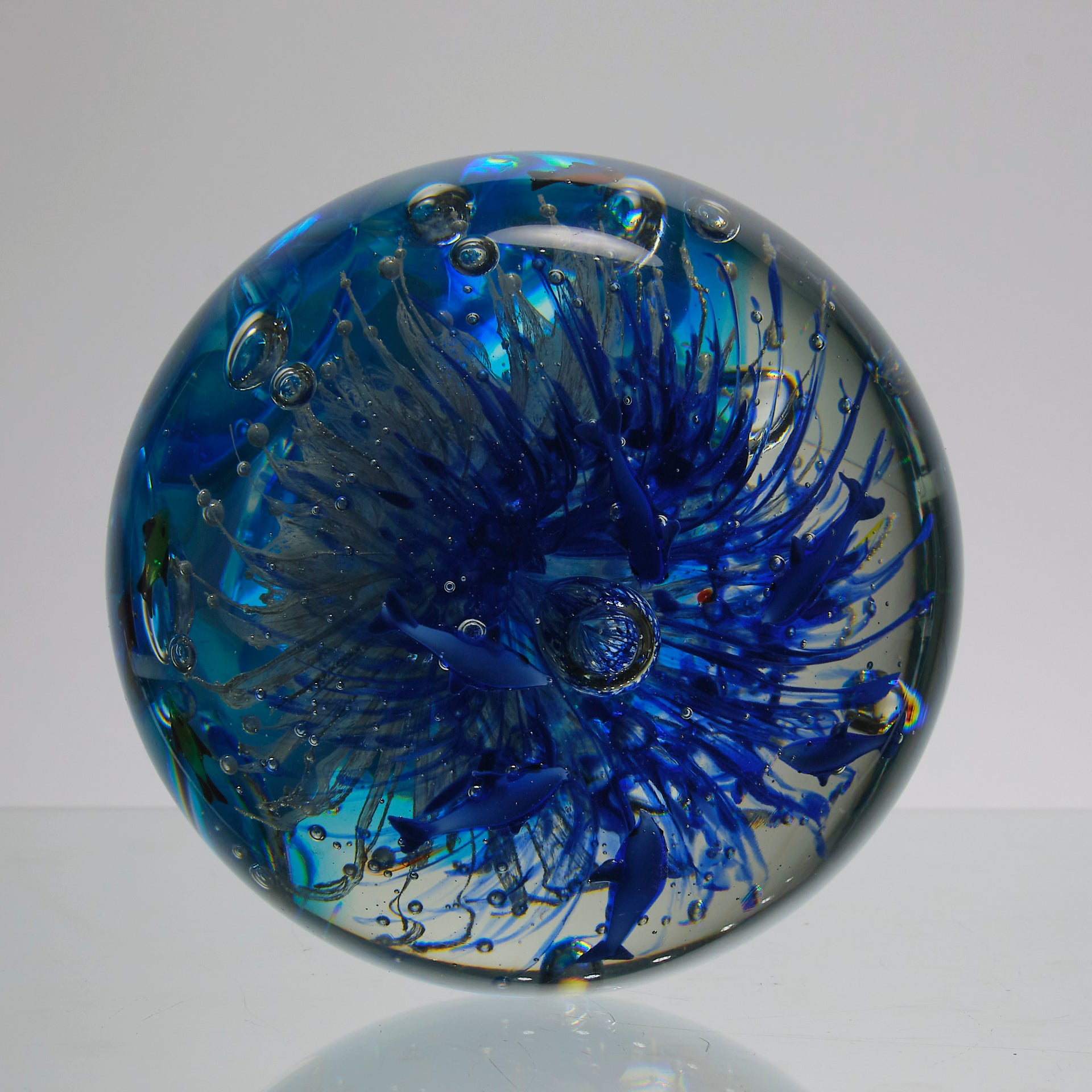 Murano glass aquarium by Barbini