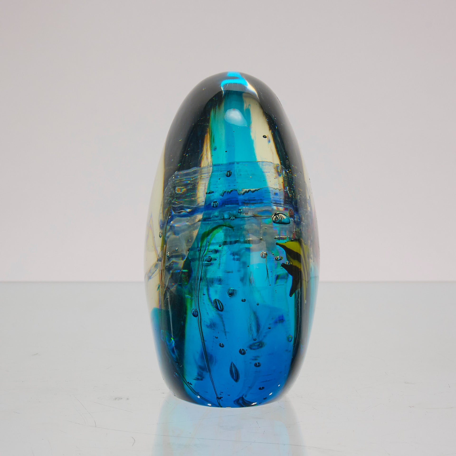 Murano Glass Aquarium with Jellyfish by Rafaelli