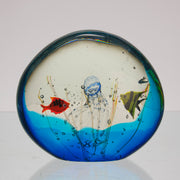Murano Glass Aquarium with Jellyfish by Rafaelli