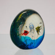 Murano Glass Aquarium with Jellyfish by Rafaelli