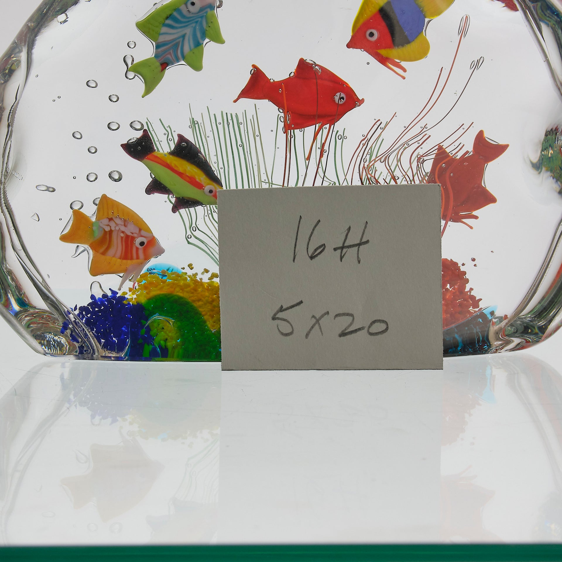 Murano Glass Aquarium by Elio Rafaelli