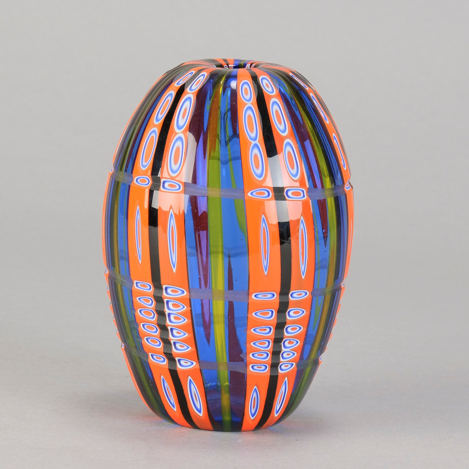 Murano Glass Vase Sculpture by Fabio Rossetto - Hickmet Fine Arts