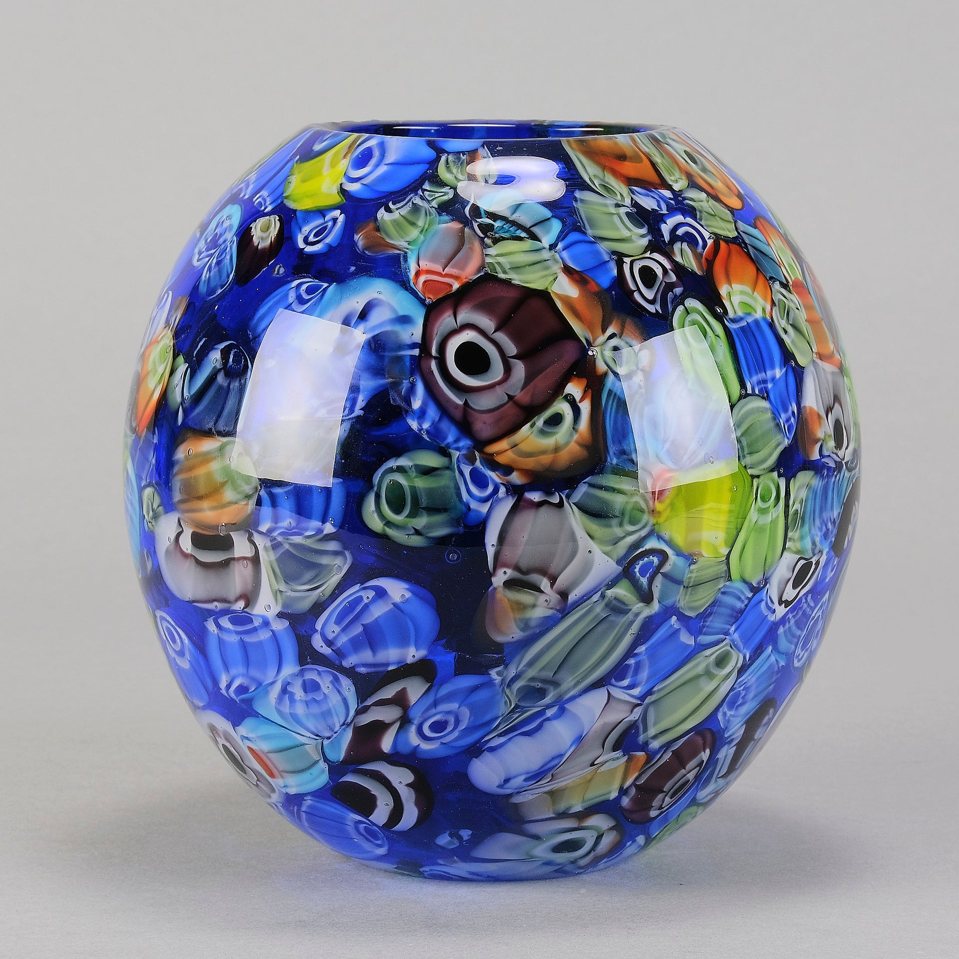 Murano Millefiore Vase - Hickmet Fine Arts