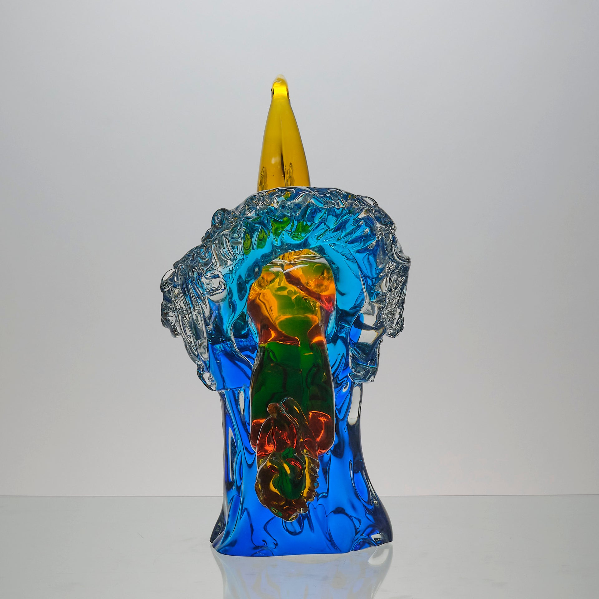 The Diver - Murano Glass Sculpture - Hickmet Fine Arts 