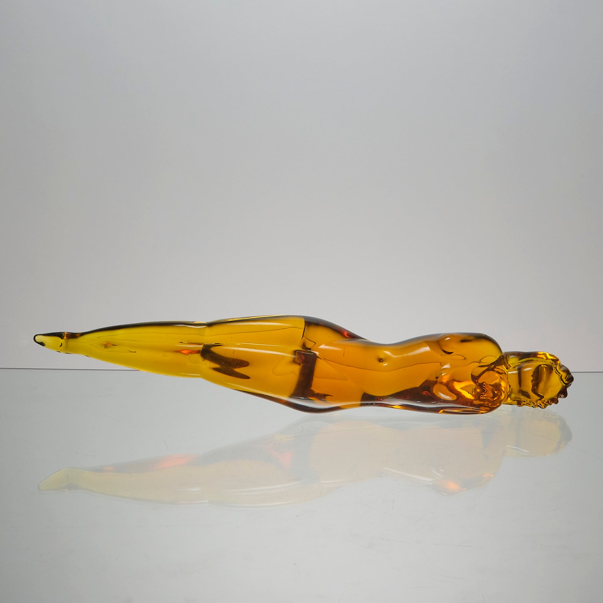 The Diver - Murano Glass Sculpture - Hickmet Fine Arts 