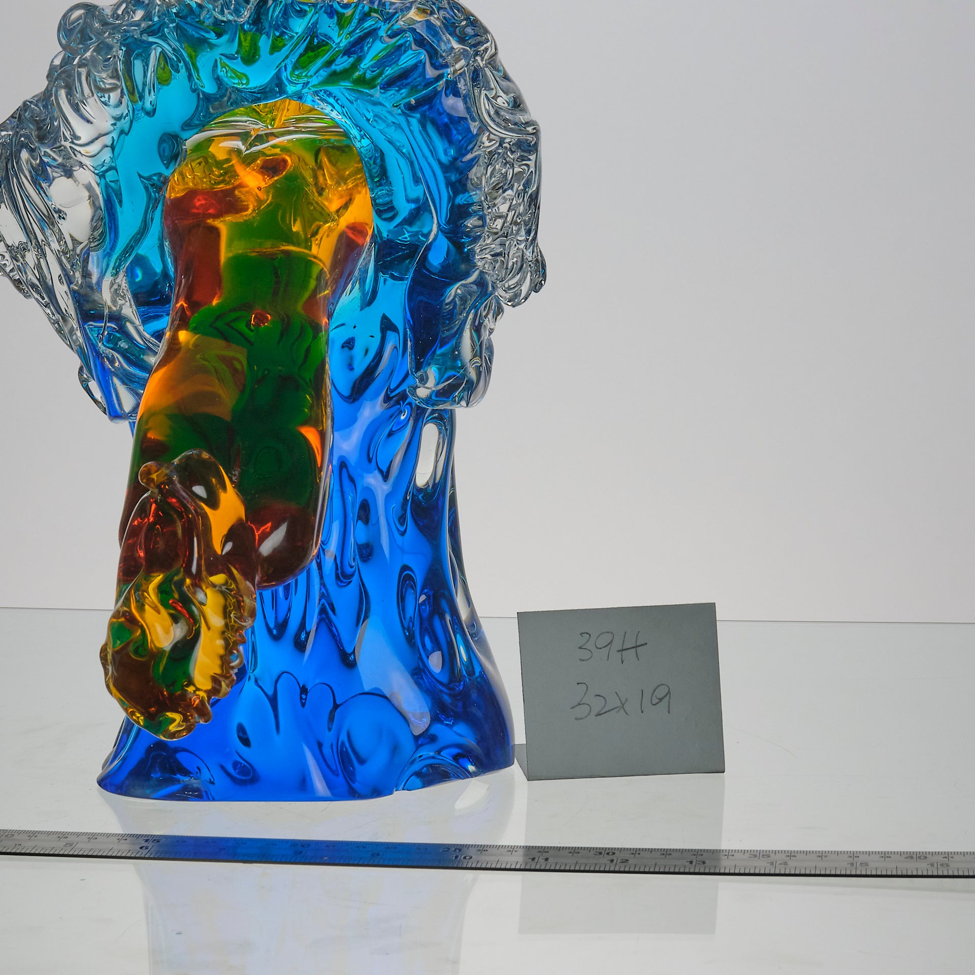 The Diver - Murano Glass Sculpture - Hickmet Fine Arts 