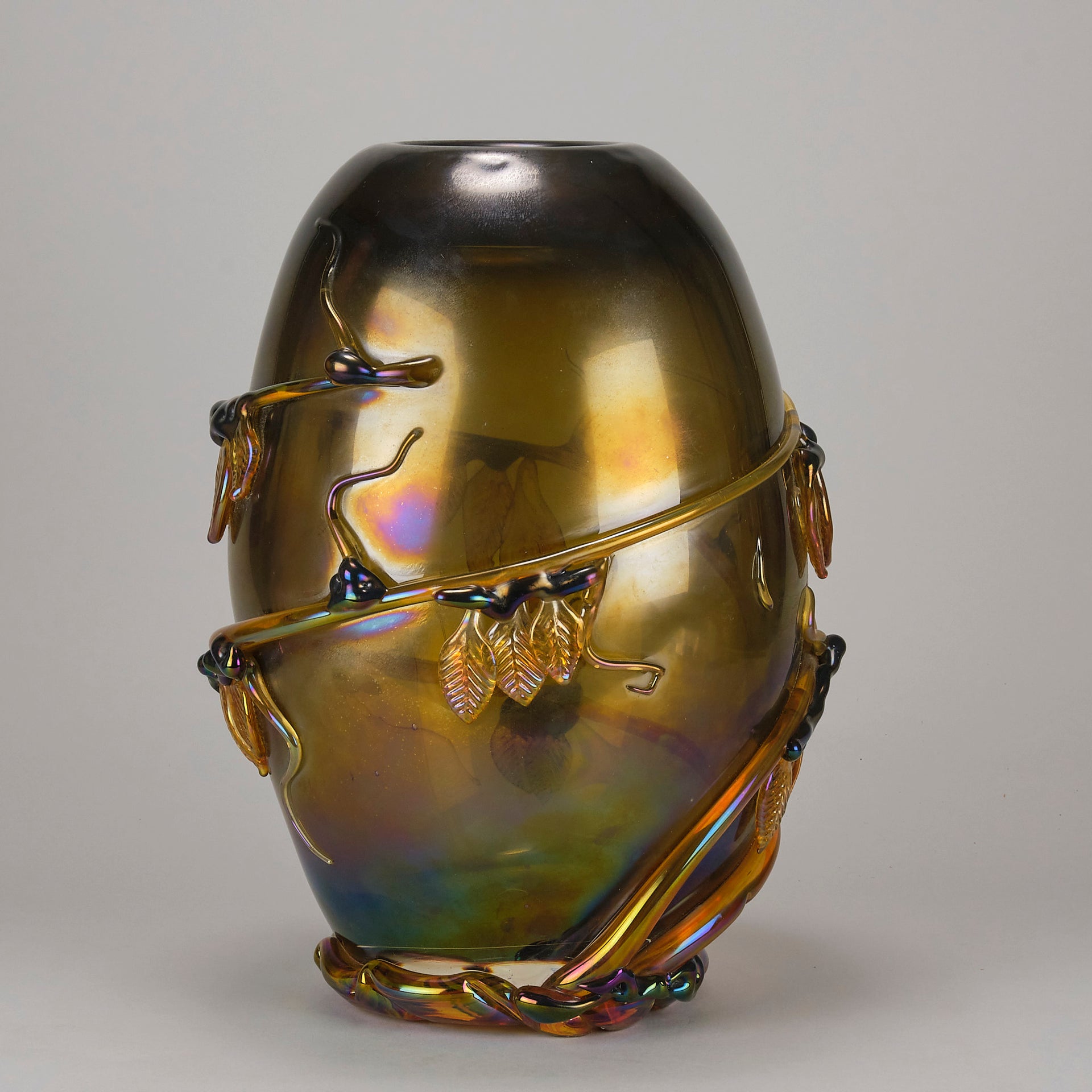 Murano Ovoid Vase - Murano Glass For Sale - Hickmet Fine Arts 