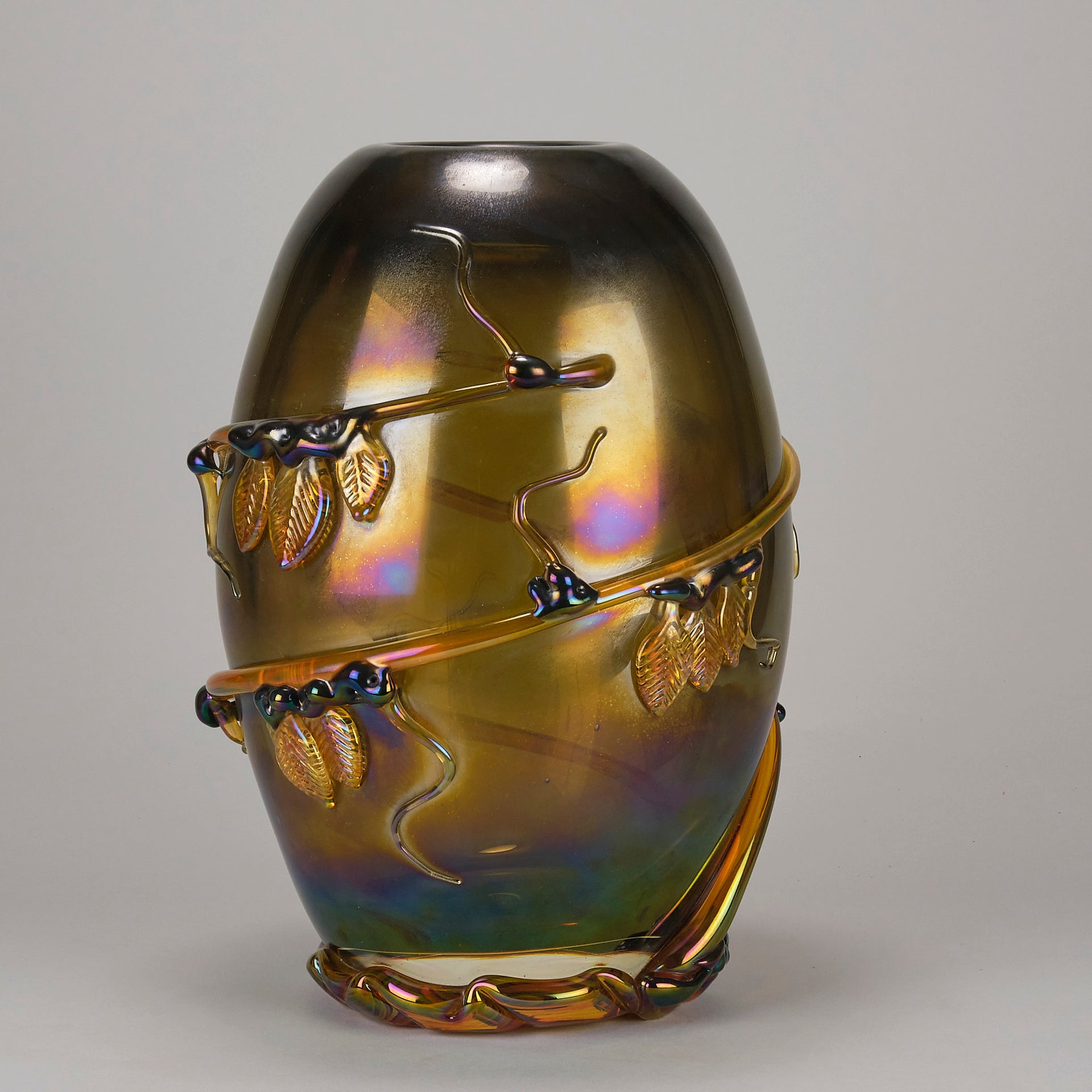 Murano Ovoid Vase - Murano Glass For Sale - Hickmet Fine Arts 