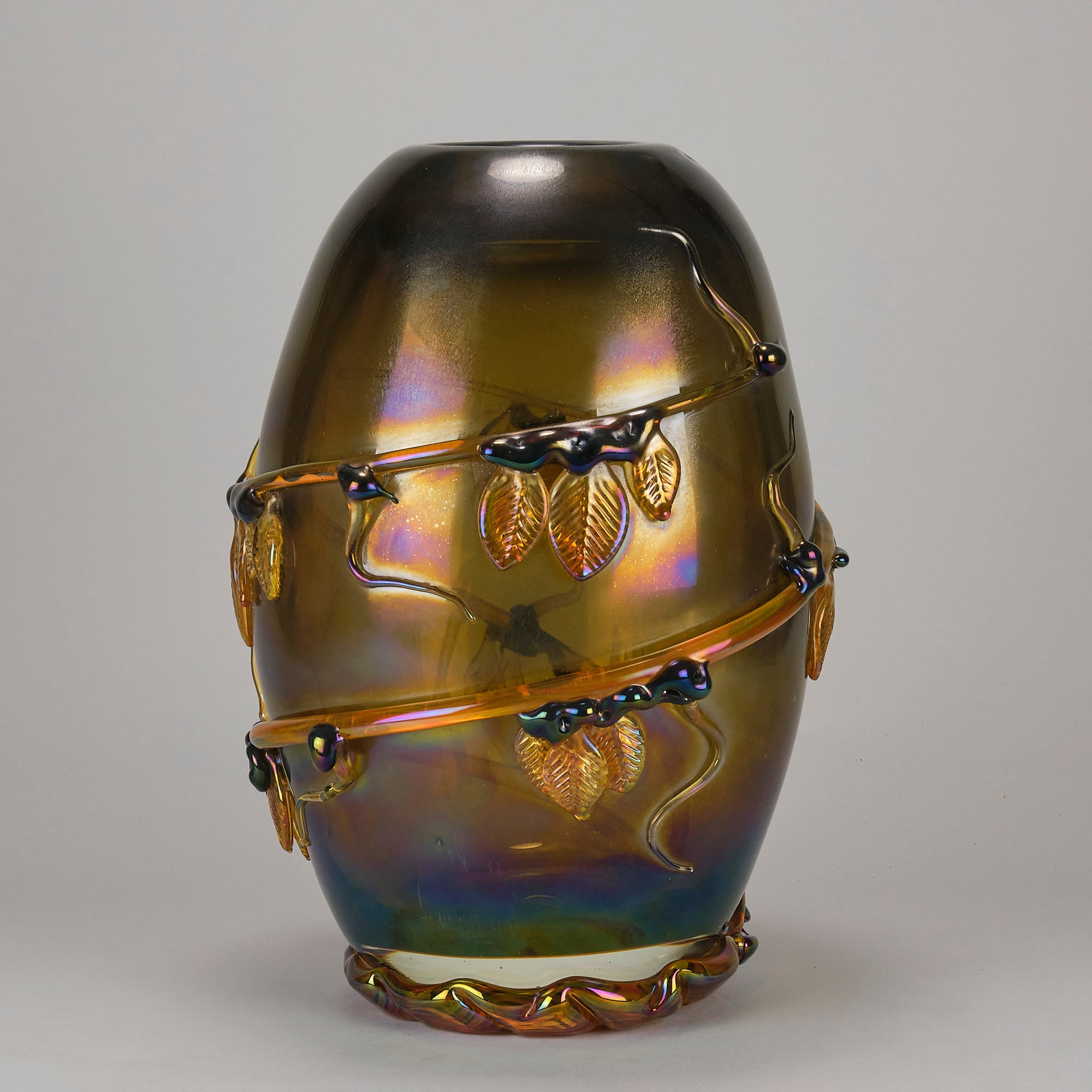 Murano Ovoid Vase - Murano Glass For Sale - Hickmet Fine Arts 
