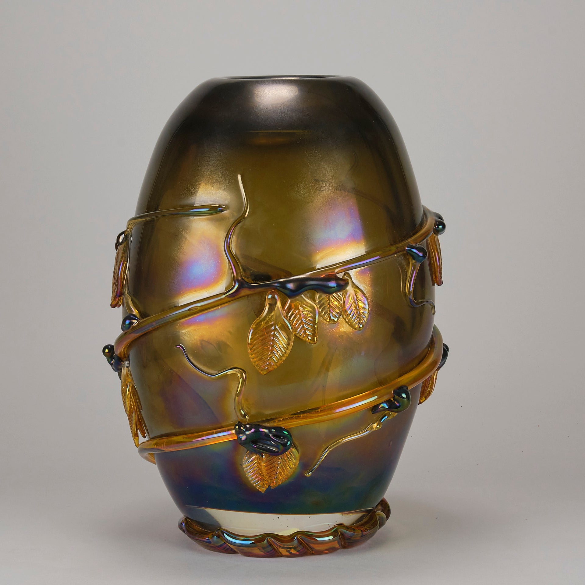 Murano Ovoid Vase - Murano Glass For Sale - Hickmet Fine Arts 