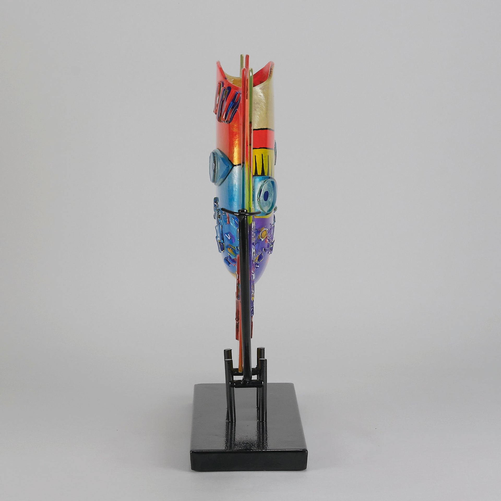 Murano Picasso Face Vase - Abstract Vase - Hickmet Fine Arts