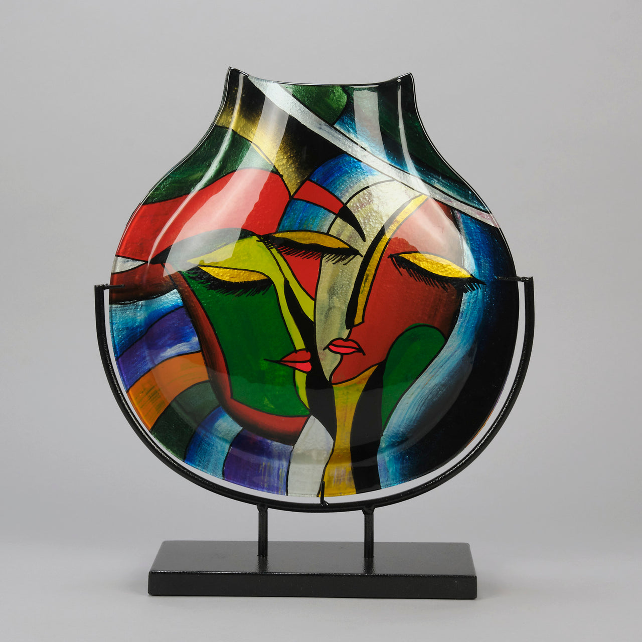 Twin Face Vase by Murano