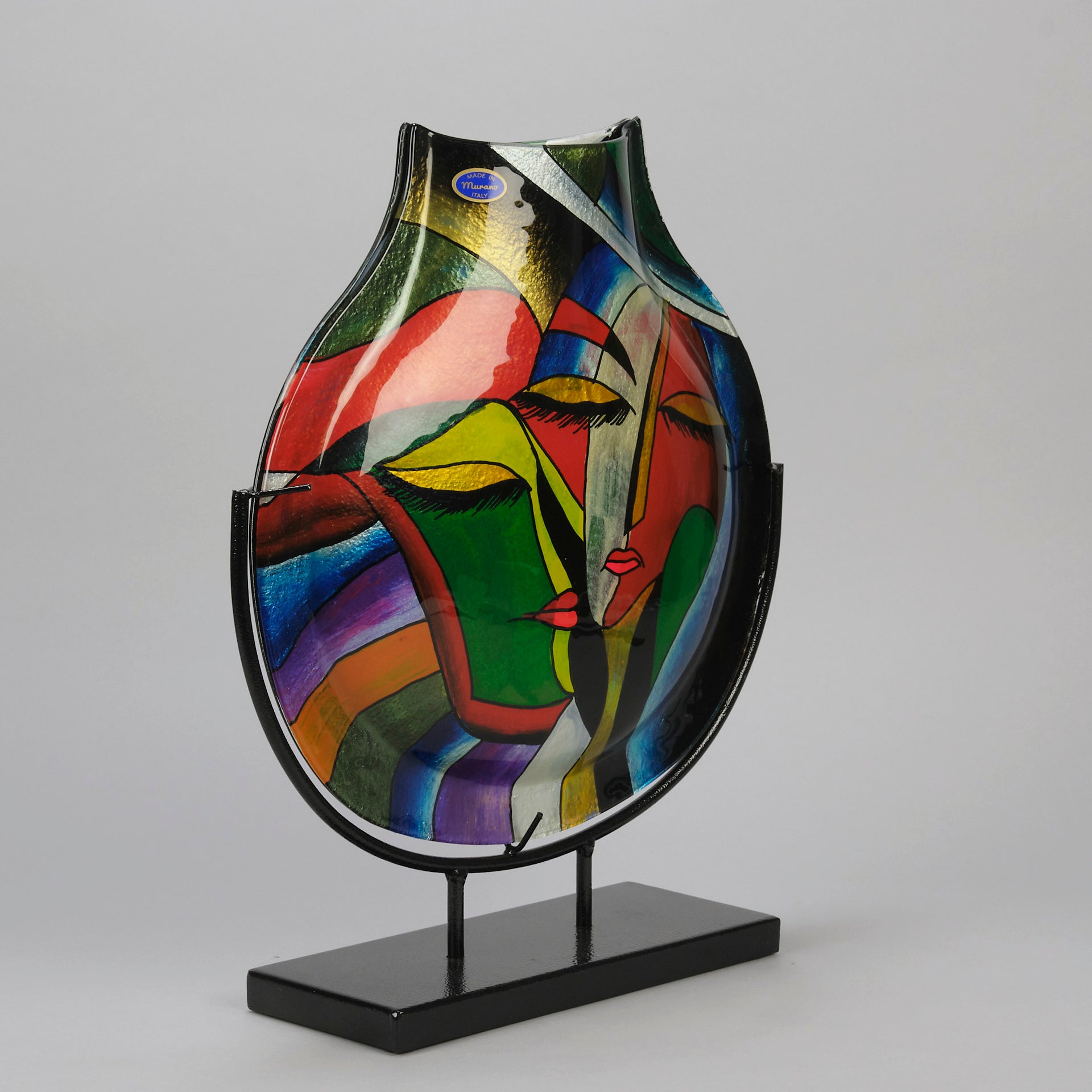 Twin Face Vase by Murano