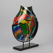 Twin Face Vase by Murano