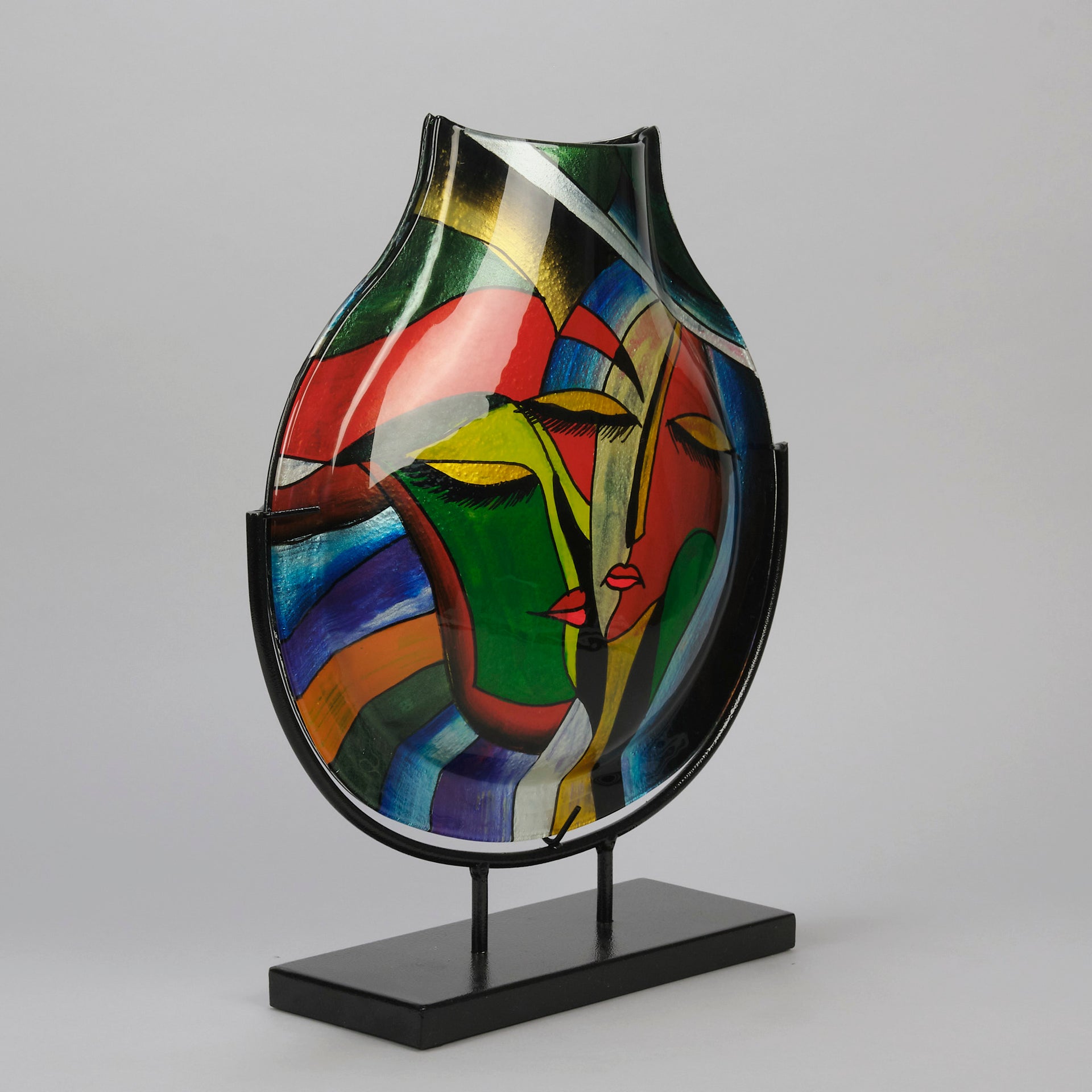 Twin Face Vase by Murano