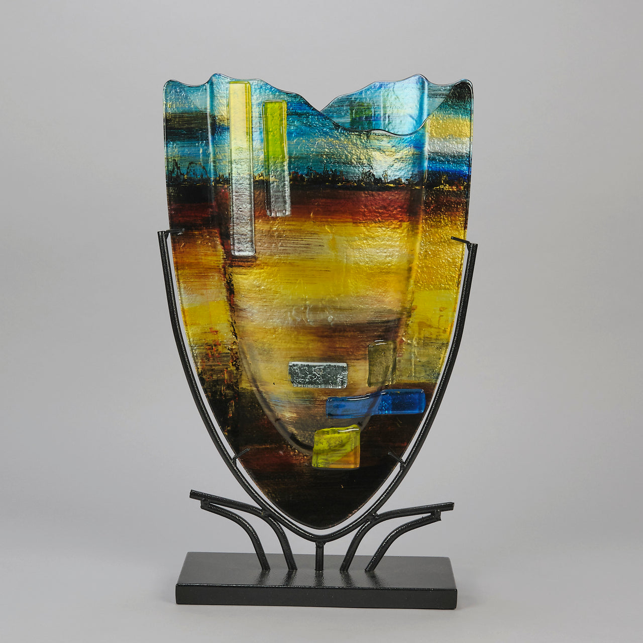 Murano Glass Abstract Vase