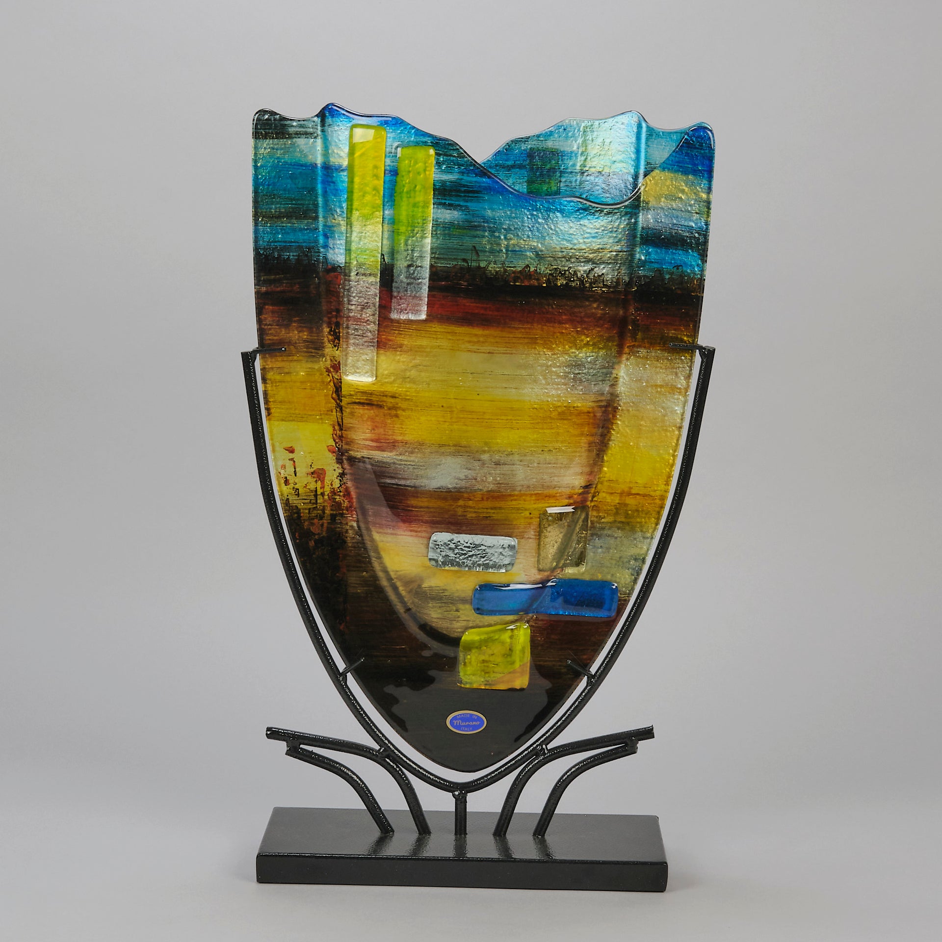 Murano Glass Abstract Vase
