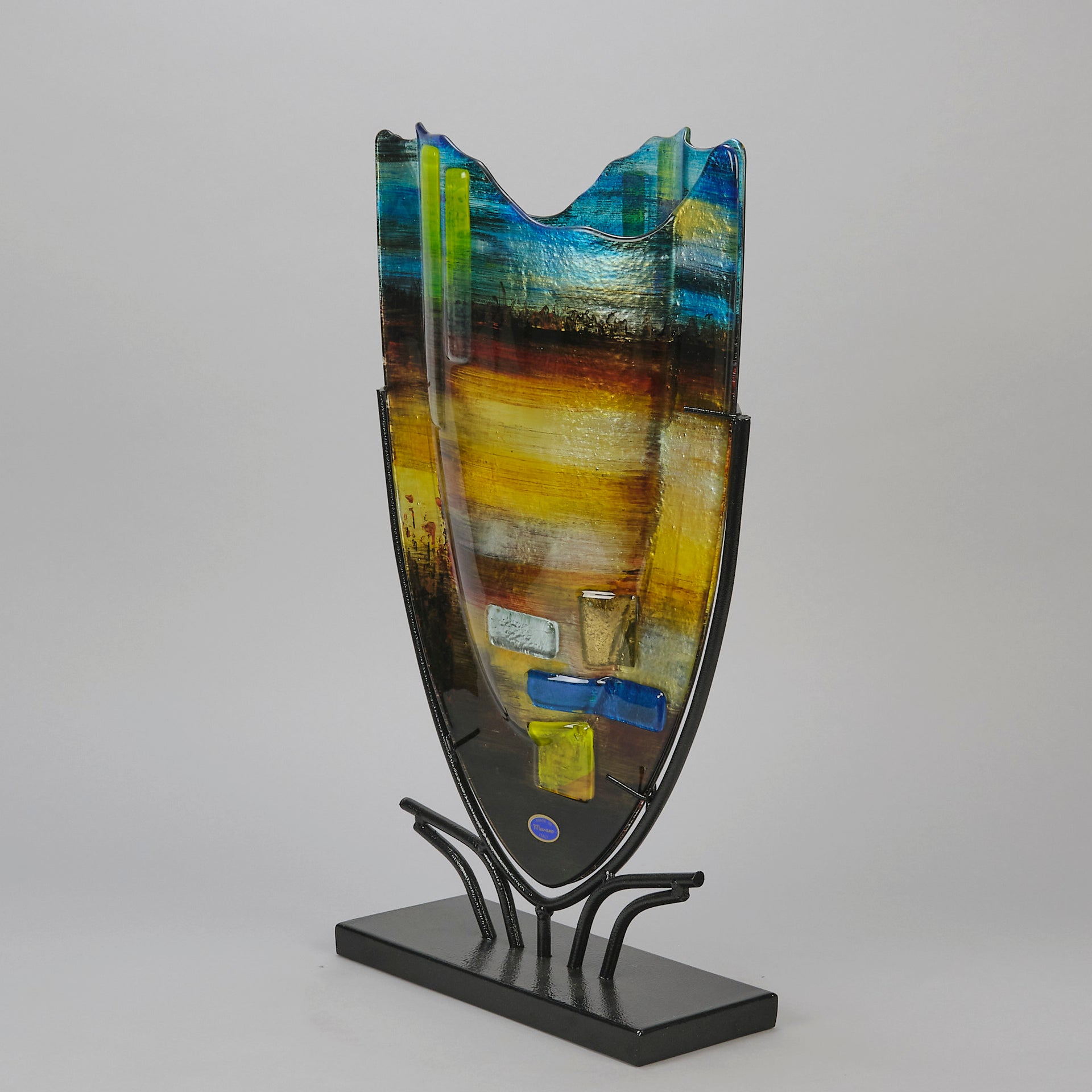 Murano Glass Abstract Vase