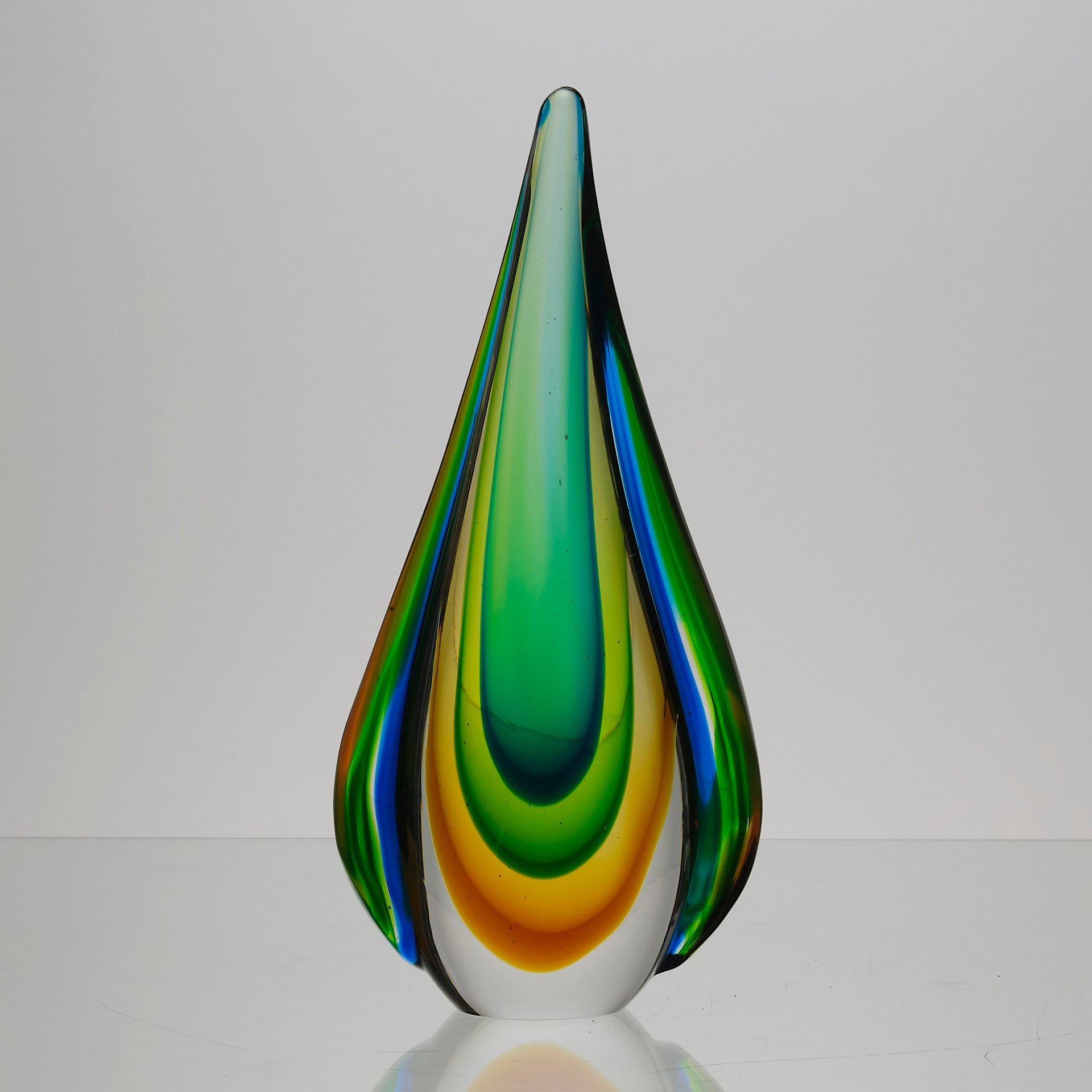 Teardrop Vase - Seguso Murano Vase - Hickmet Fine Arts