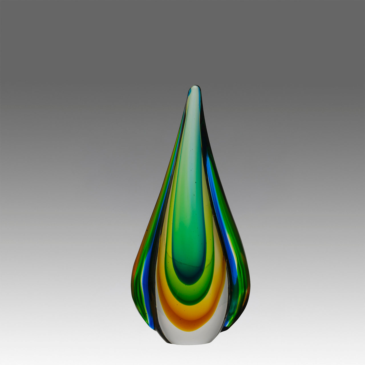 Teardrop Vase - Seguso Murano Vase - Hickmet Fine Arts