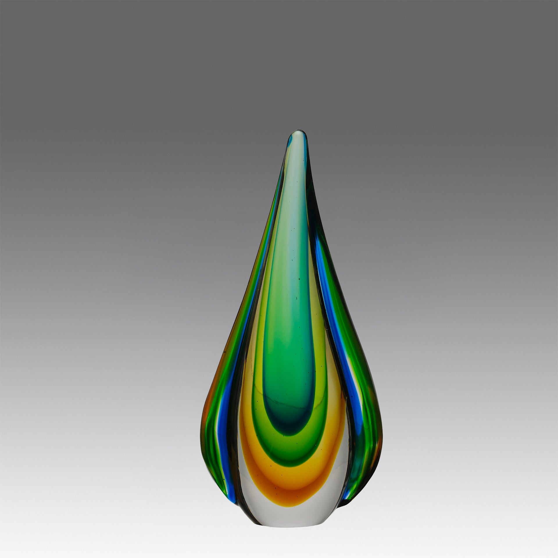 Teardrop Vase - Seguso Murano Vase - Hickmet Fine Arts