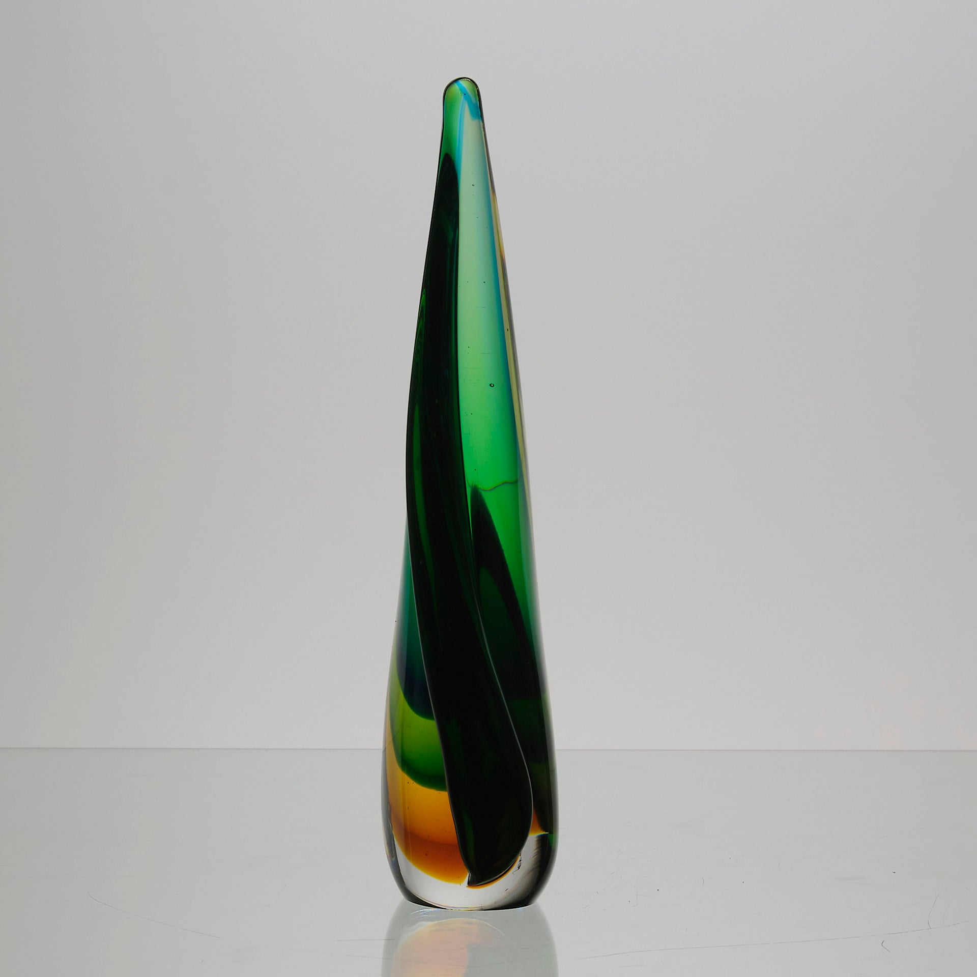 Teardrop Vase - Seguso Murano Vase - Hickmet Fine Arts