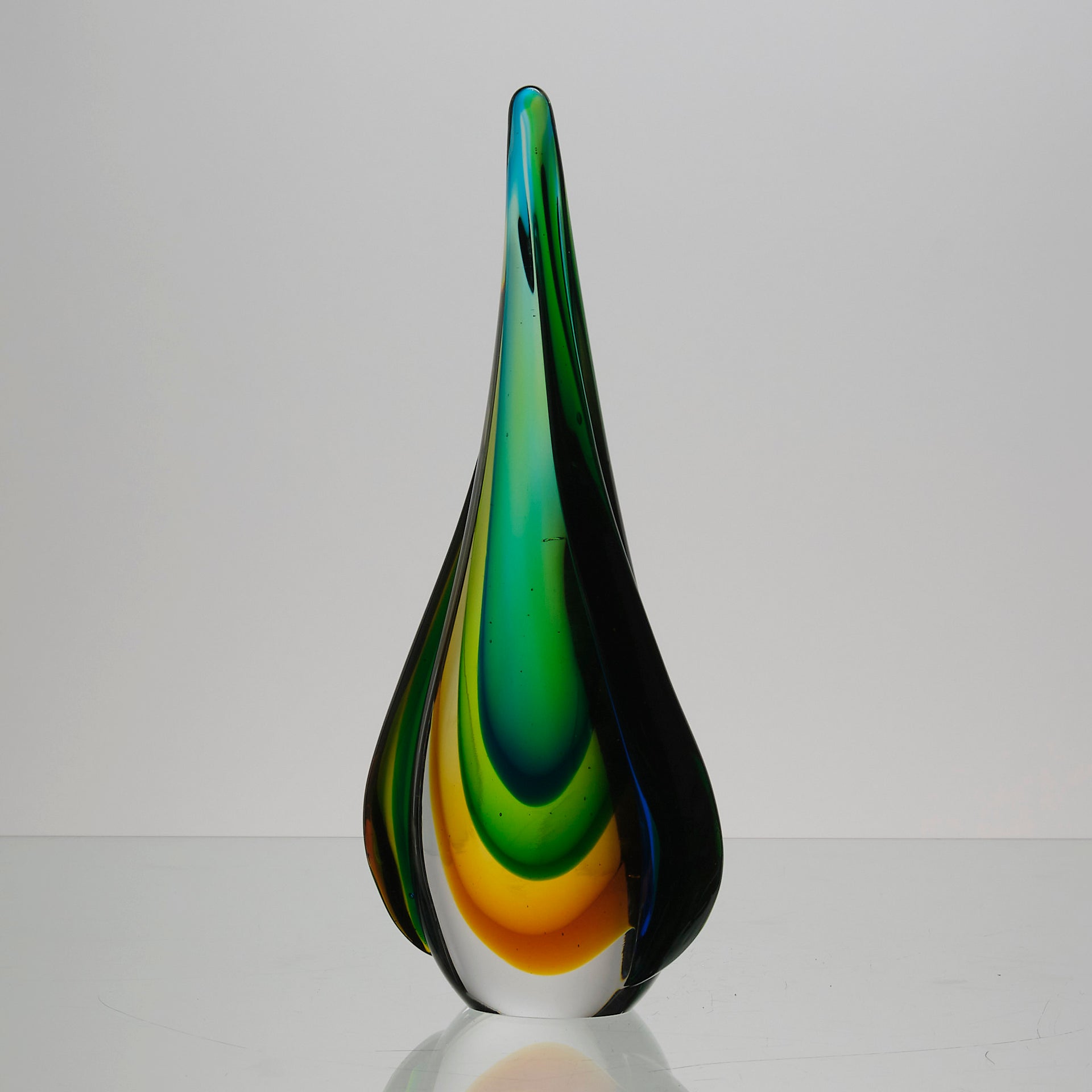 Teardrop Vase - Seguso Murano Vase - Hickmet Fine Arts
