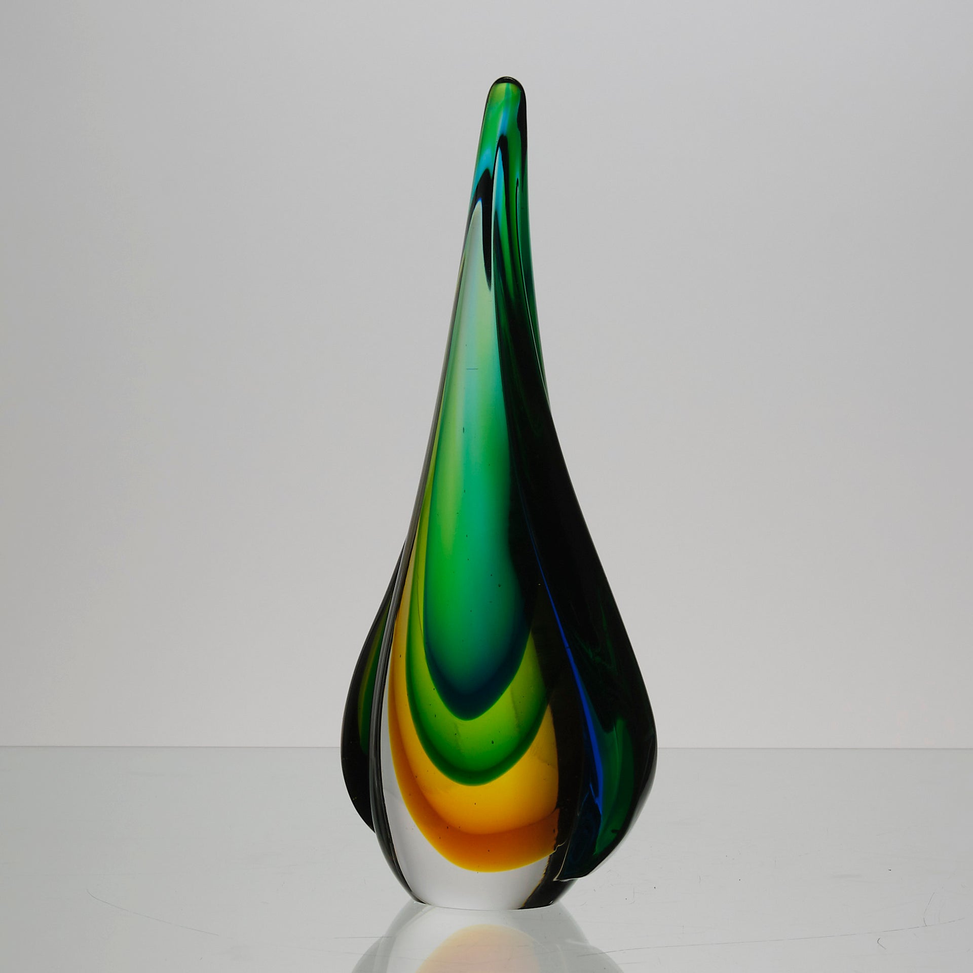 Teardrop Vase - Seguso Murano Vase - Hickmet Fine Arts