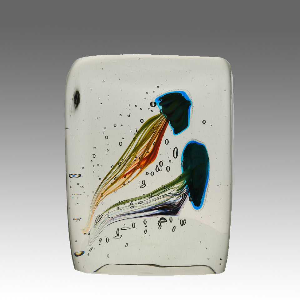 Murano Jelly Fish - Murano Glass Aquarium - Hickmet Fine Arts  
