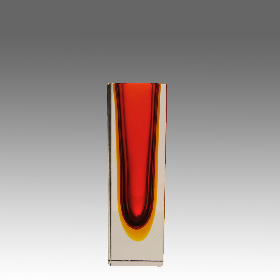 Murano Sommerso Vase - Italian Glass - Hickmet Fine Arts 