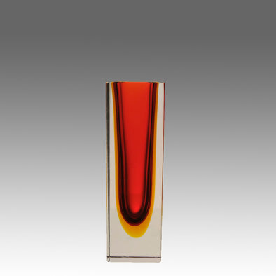 Murano Sommerso Vase - Italian Glass - Hickmet Fine Arts 