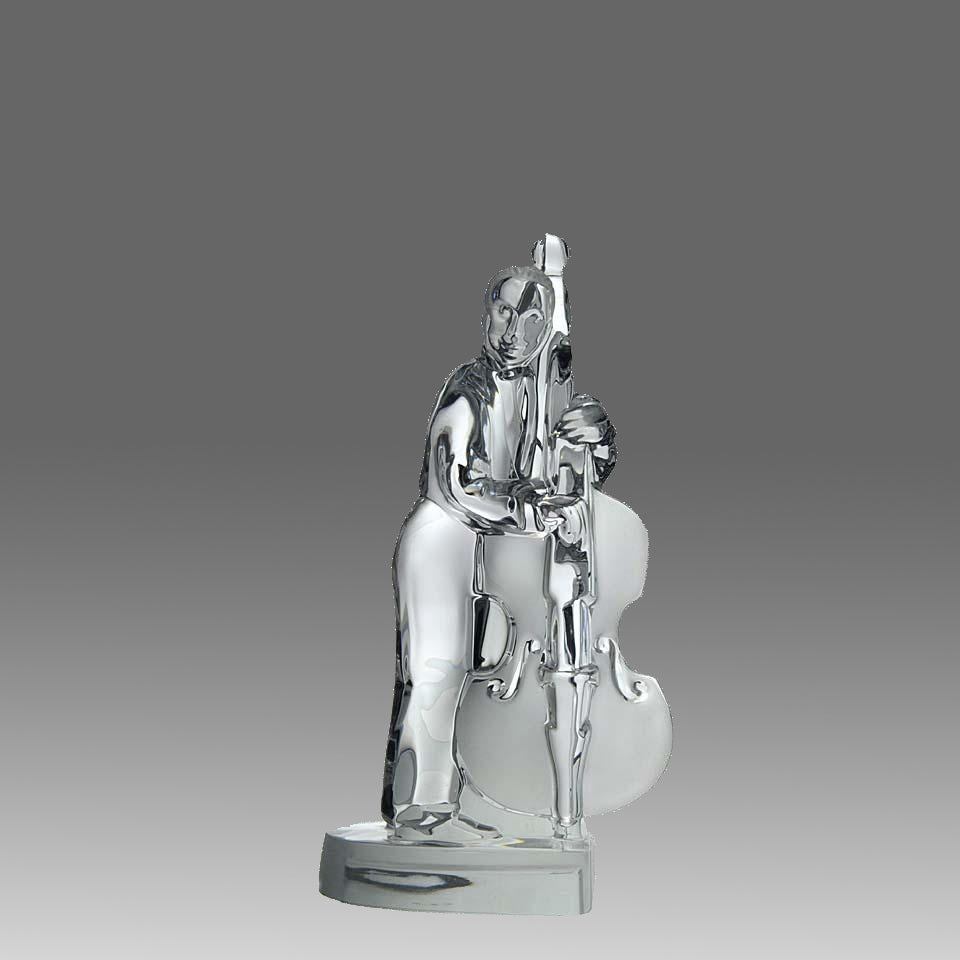 Sèvres Jazz Musician with Double Bass