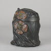 Native American Tobacco Jar - German Bronze - Hickmet Fine Arts