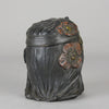 Native American Tobacco Jar - German Bronze - Hickmet Fine Arts