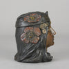 Native American Tobacco Jar - German Bronze - Hickmet Fine Arts