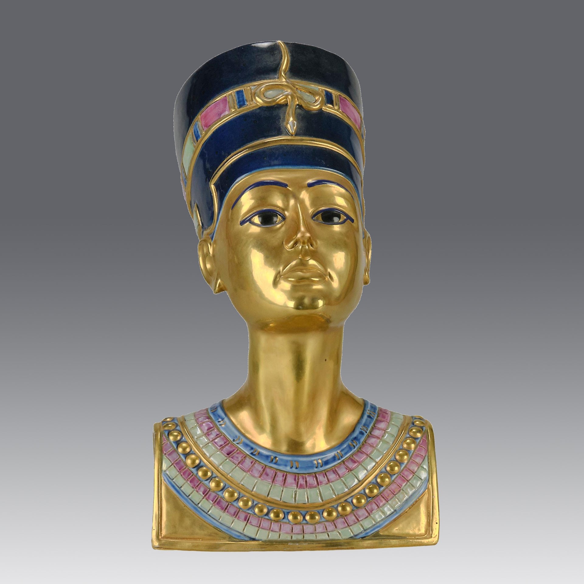 Italian Porcelain Nefertiti by Edoardo Tasca - Hickmet Fine Arts 