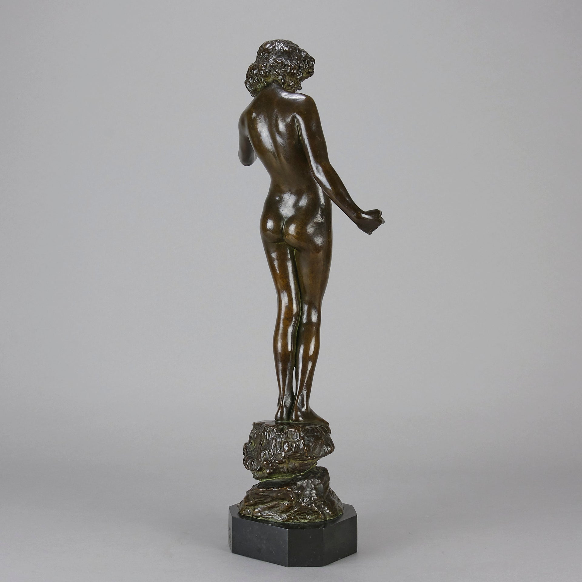 Folly by Onslow Ford - Art Nouveau Bronze - Hickmet Fine Arts 