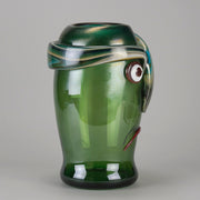 Oscar Zanetti Abstract Face - Murano Glass Vase - Hickmet Fine Arts 