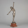 Ouillon-Carrere Spear Dancer - Art Deco Sculpture -Hickmet Fine Arts