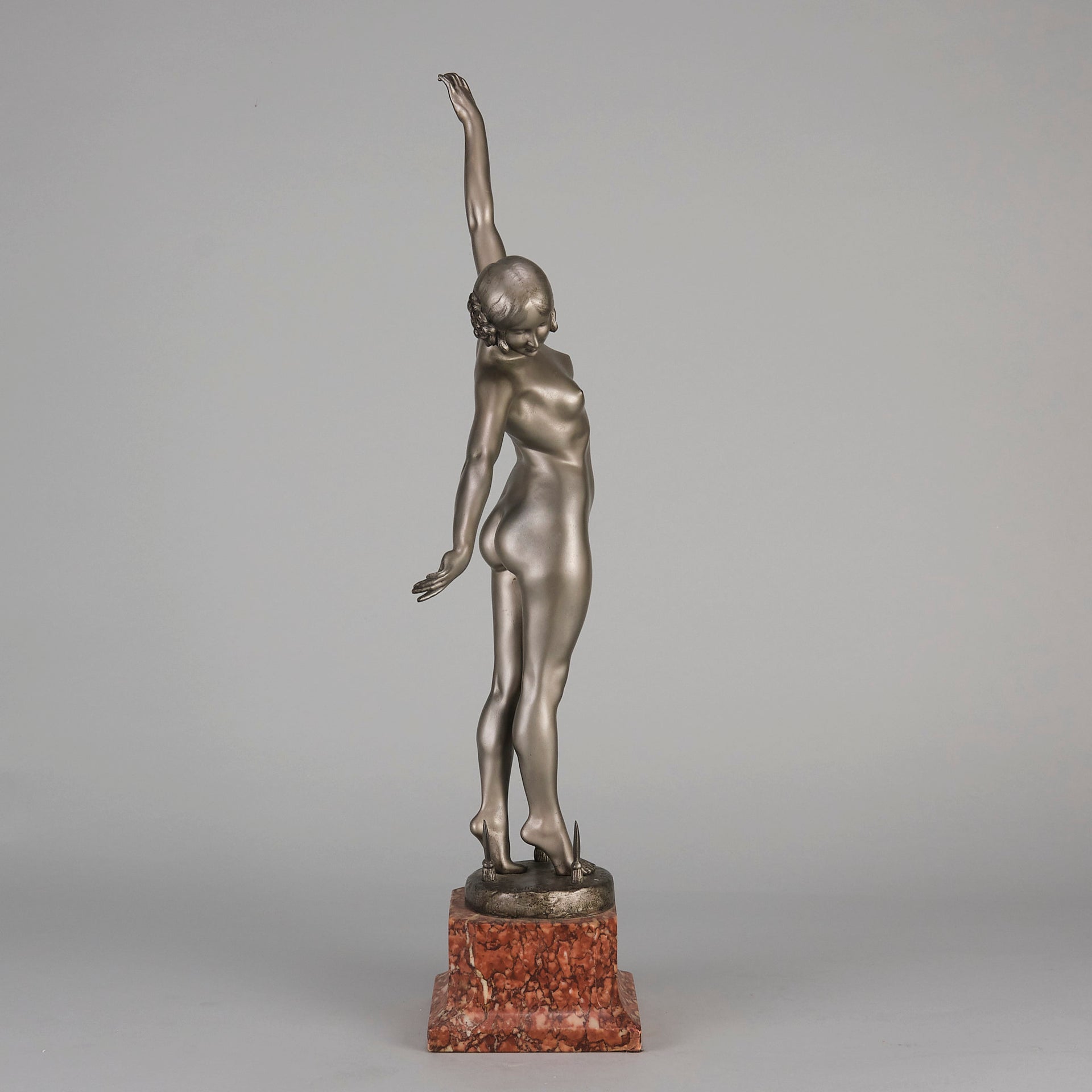 Ouillon-Carrere Spear Dancer - Art Deco Sculpture -Hickmet Fine Arts