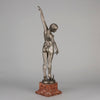 Ouillon-Carrere Spear Dancer - Art Deco Sculpture -Hickmet Fine Arts