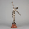 Ouillon-Carrere Spear Dancer - Art Deco Sculpture -Hickmet Fine Arts