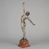 Ouillon-Carrere Spear Dancer - Art Deco Sculpture -Hickmet Fine Arts