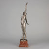 Ouillon-Carrere Spear Dancer - Art Deco Sculpture -Hickmet Fine Arts