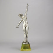Ouillon-Carrere Spear Dancer - Art Deco Sculpture -Hickmet Fine Arts
