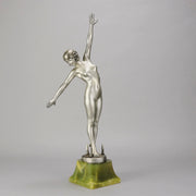 Ouillon-Carrere Spear Dancer - Art Deco Sculpture -Hickmet Fine Arts