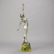 Ouillon-Carrere Spear Dancer - Art Deco Sculpture -Hickmet Fine Arts